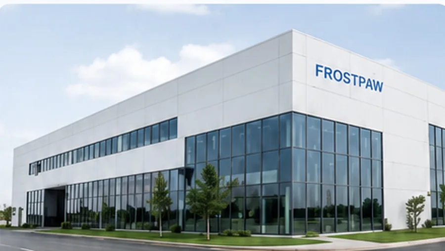 FrostPaw modern factory building
